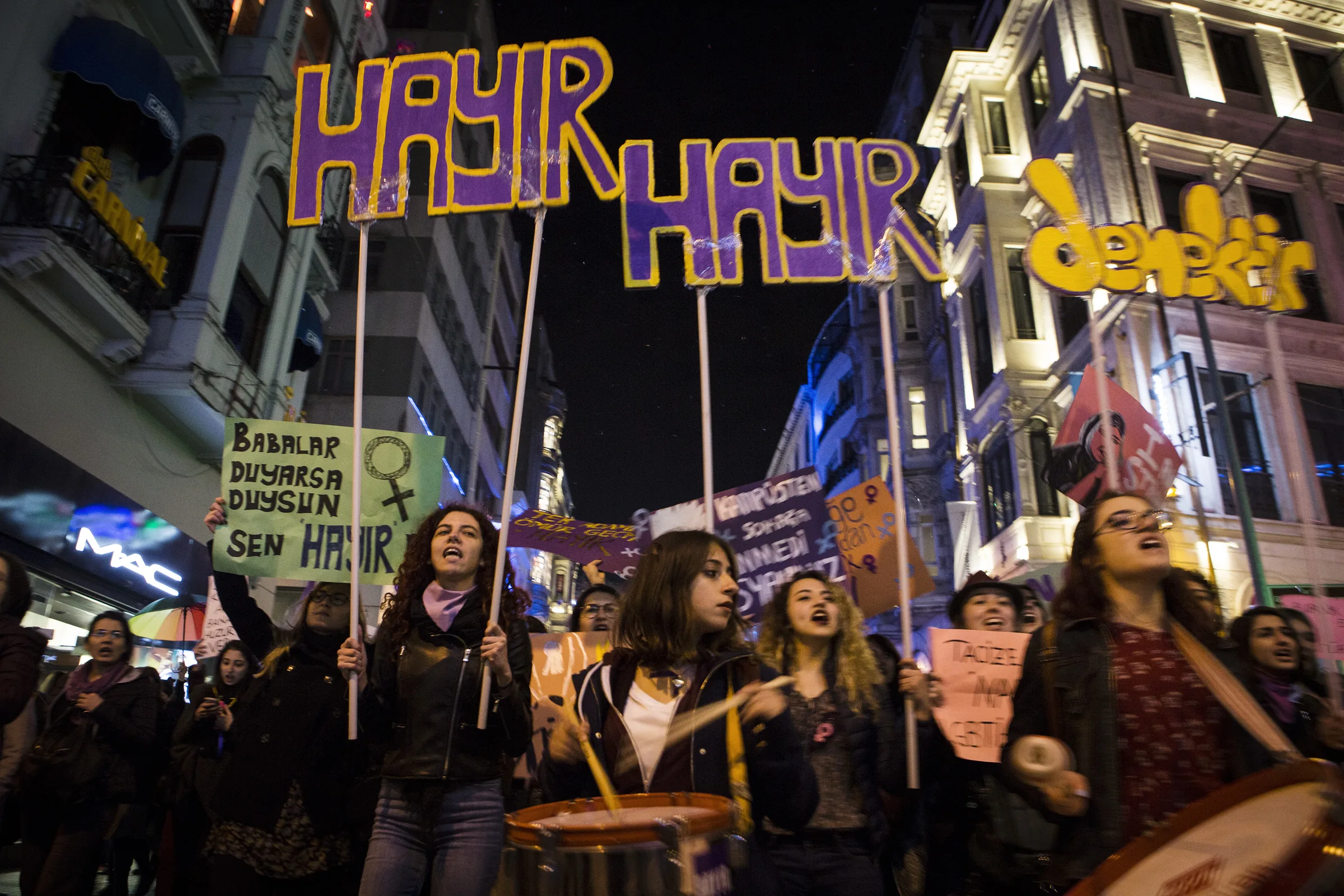 8 Mart Feminist Gece Yürüyüşü / 2017 / Foto: Serra Akcan