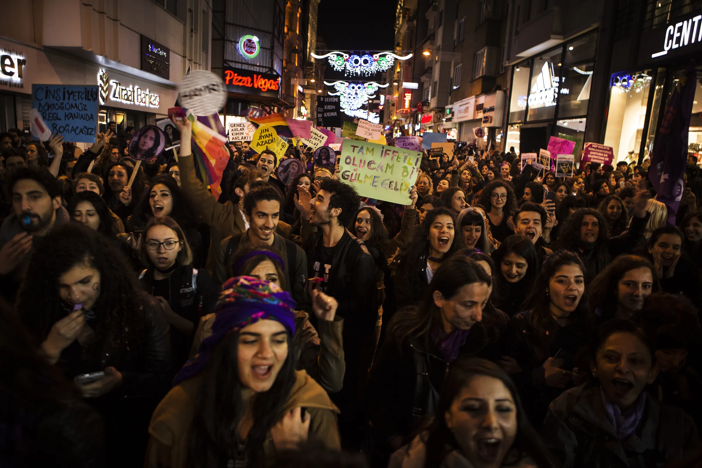 8 Mart Feminist Gece Yürüyüşü / 2017 / Foto: Serra Akcan