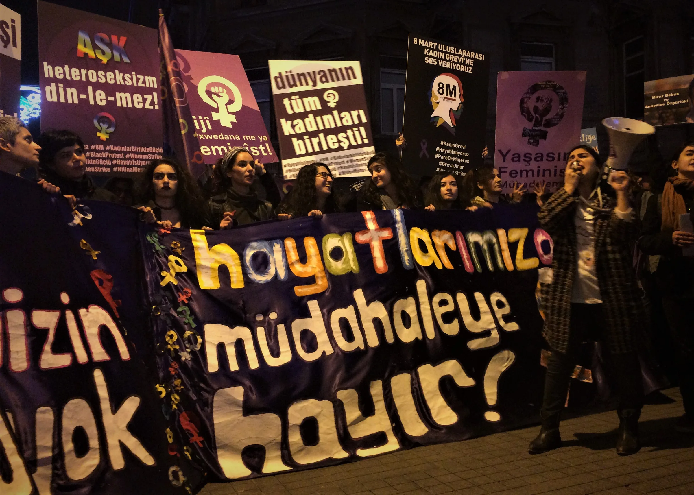 8 Mart Feminist Gece Yürüyüşü / 2017 / Foto: Güliz Sağlam