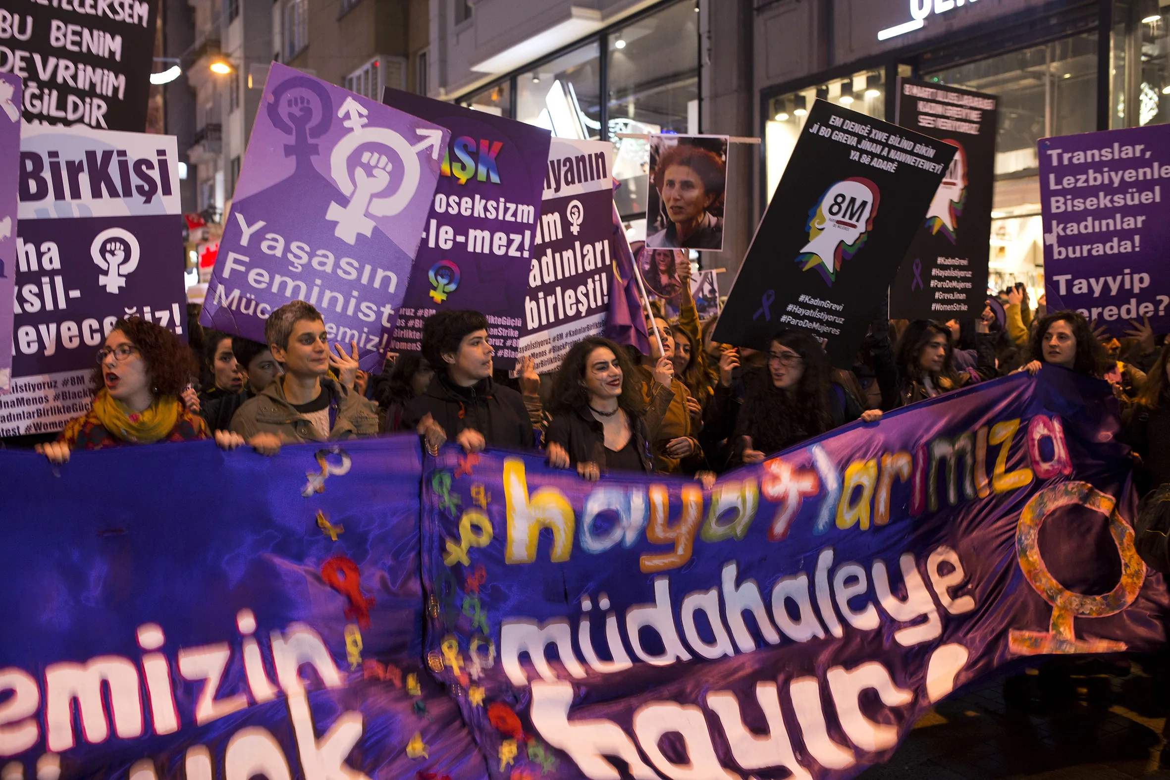 8 Mart Feminist Gece Yürüyüşü / 2017 / Foto: Gülşin Ketenci