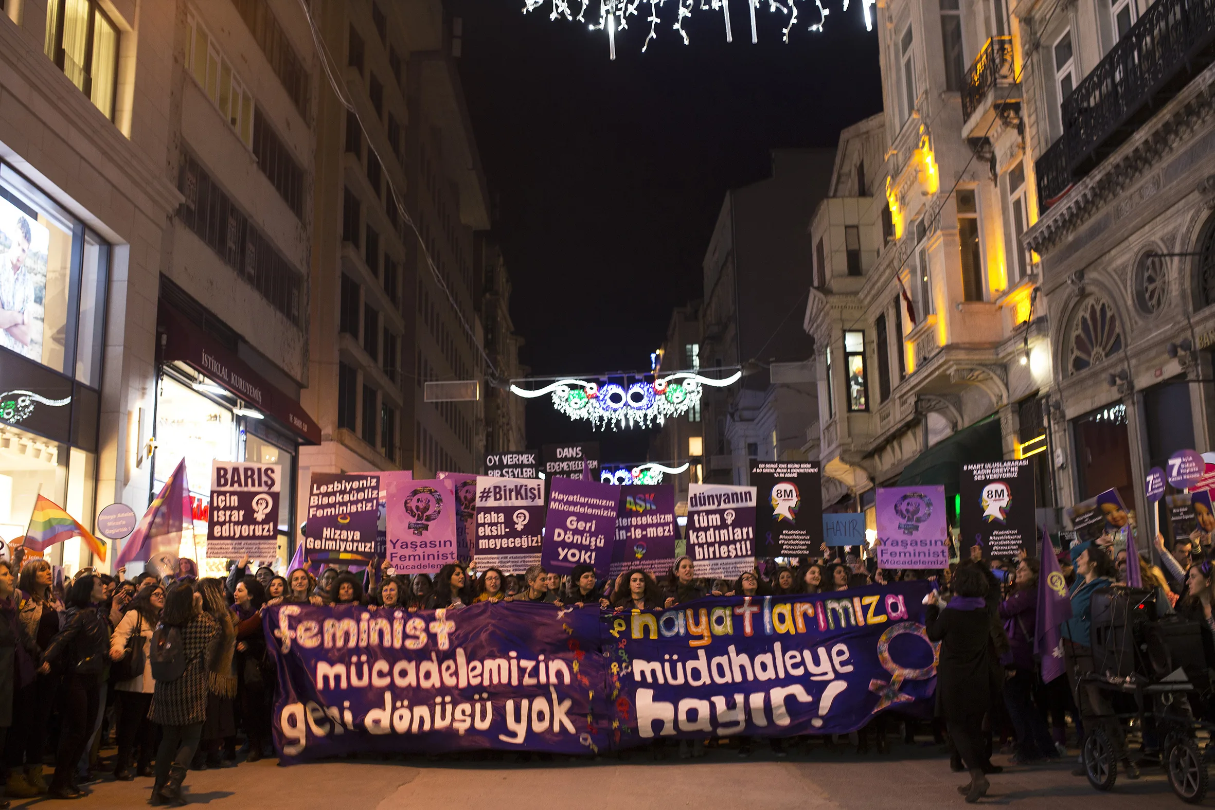8 Mart Feminist Gece Yürüyüşü / 2017 / Foto: Gülşin Ketenci