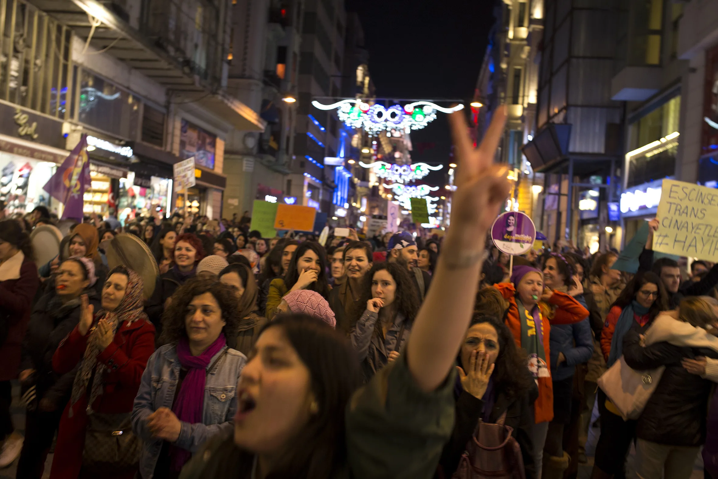 8 Mart Feminist Gece Yürüyüşü / 2017 / Foto: Gülşin Ketenci