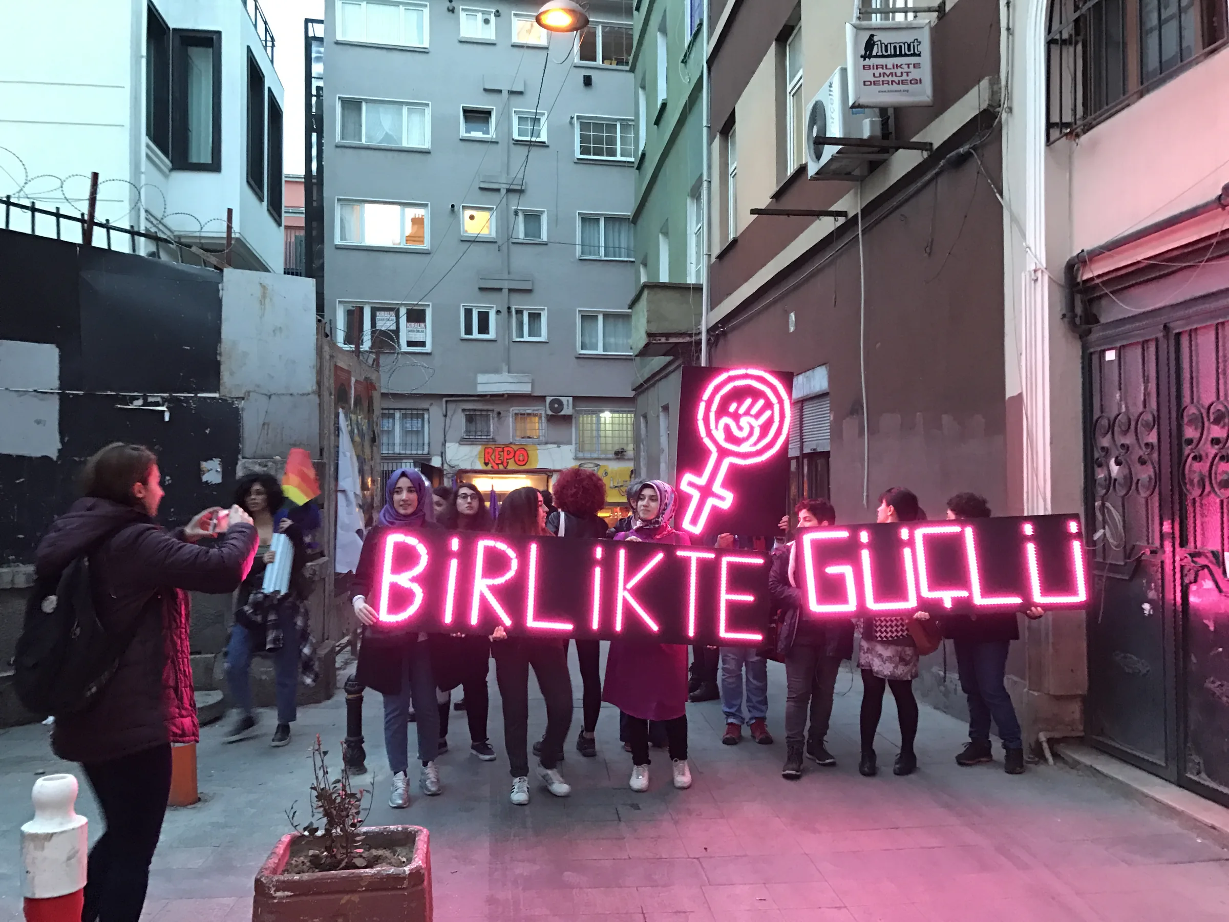 8 Mart Feminist Gece Yürüyüşü / 2017 / Foto: Bilinmiyor