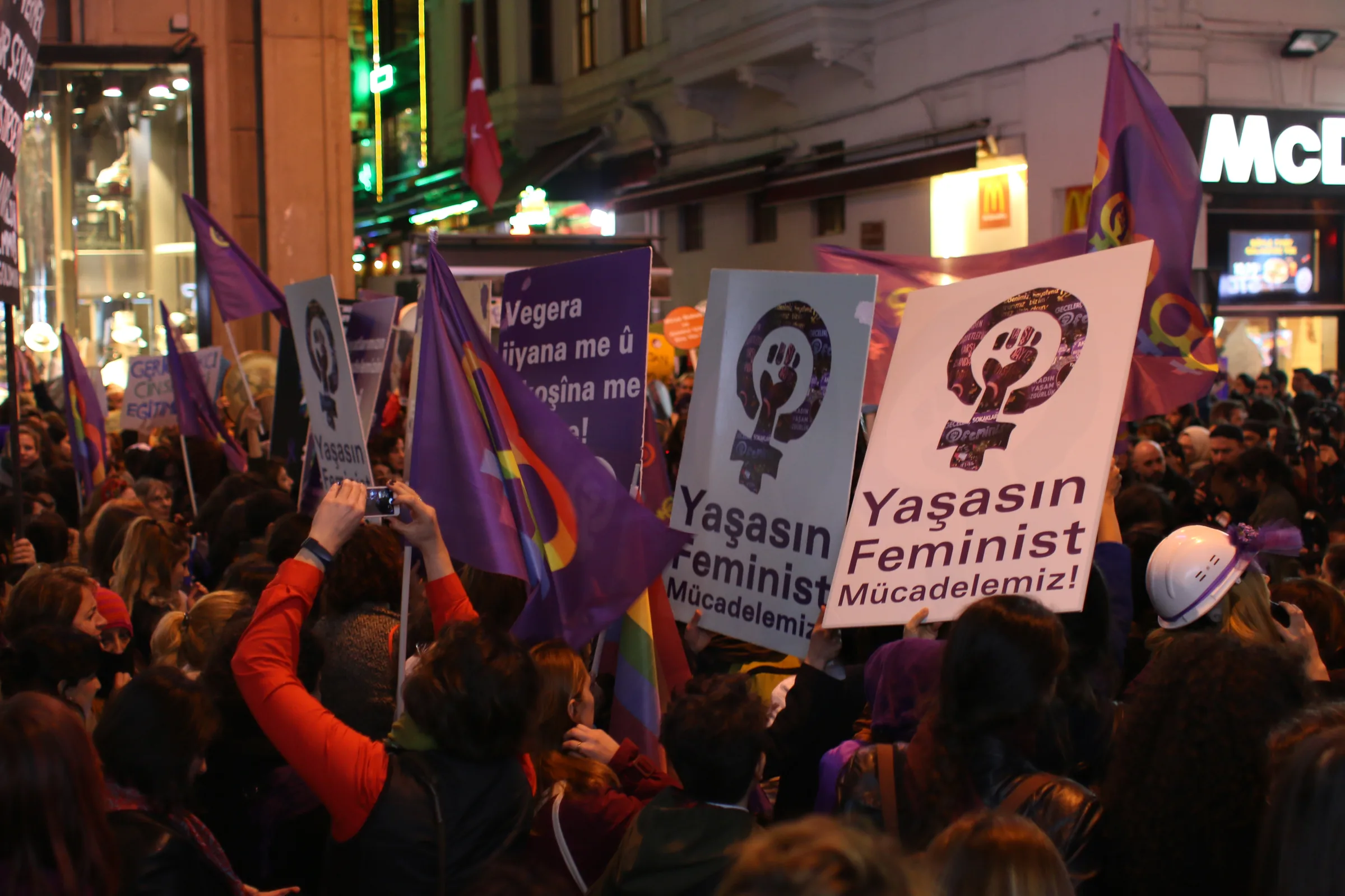 8 Mart Feminist Gece Yürüyüşü / 2017 / Foto: Bilinmiyor