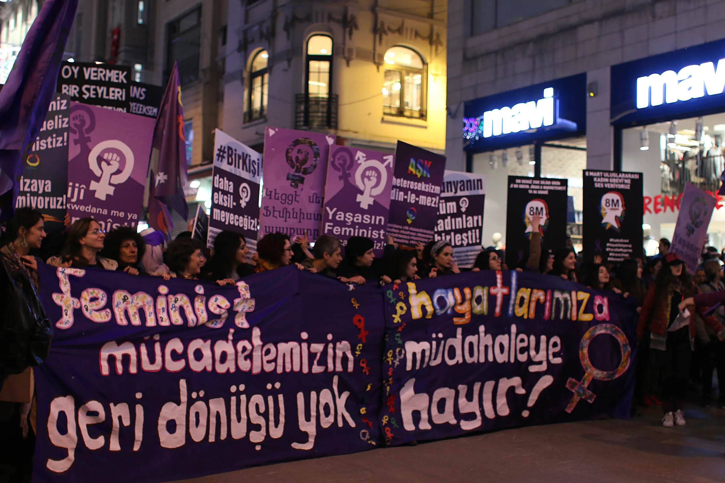 8 Mart Feminist Gece Yürüyüşü / 2017 / Foto: Bilinmiyor