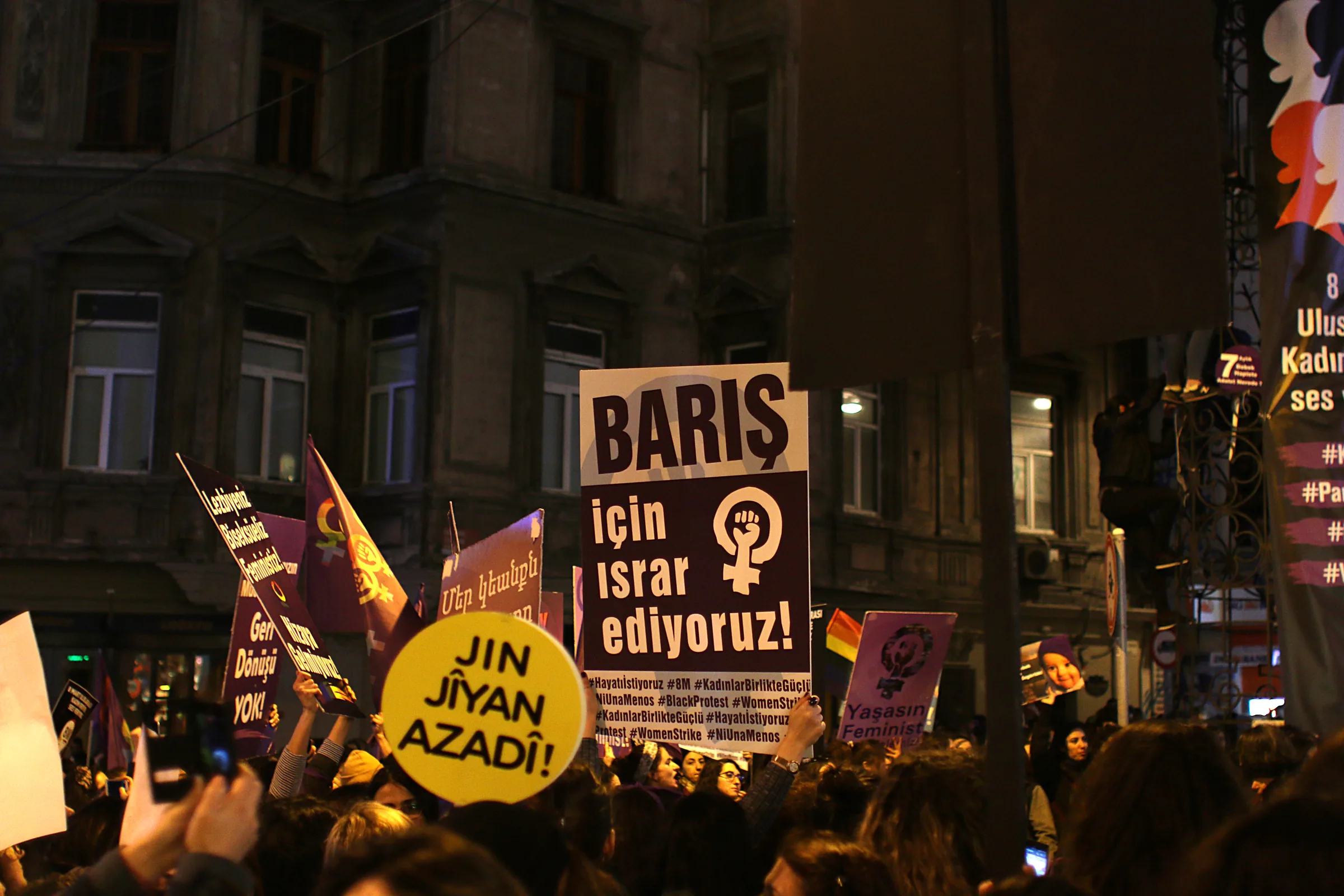 8 Mart Feminist Gece Yürüyüşü / 2017 / Foto: Bilinmiyor