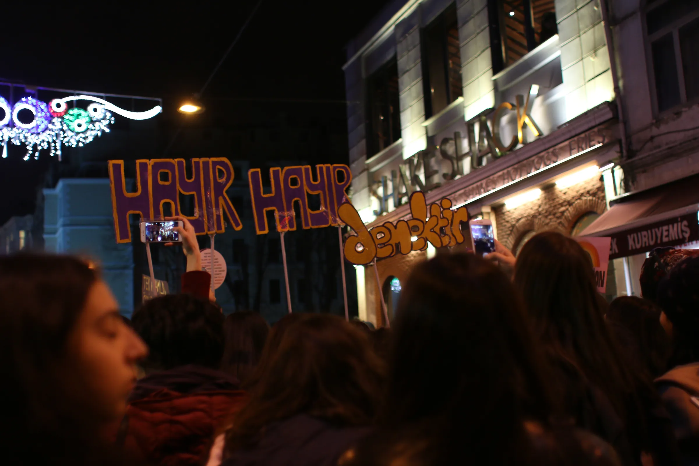 8 Mart Feminist Gece Yürüyüşü / 2017 / Foto: Bilinmiyor