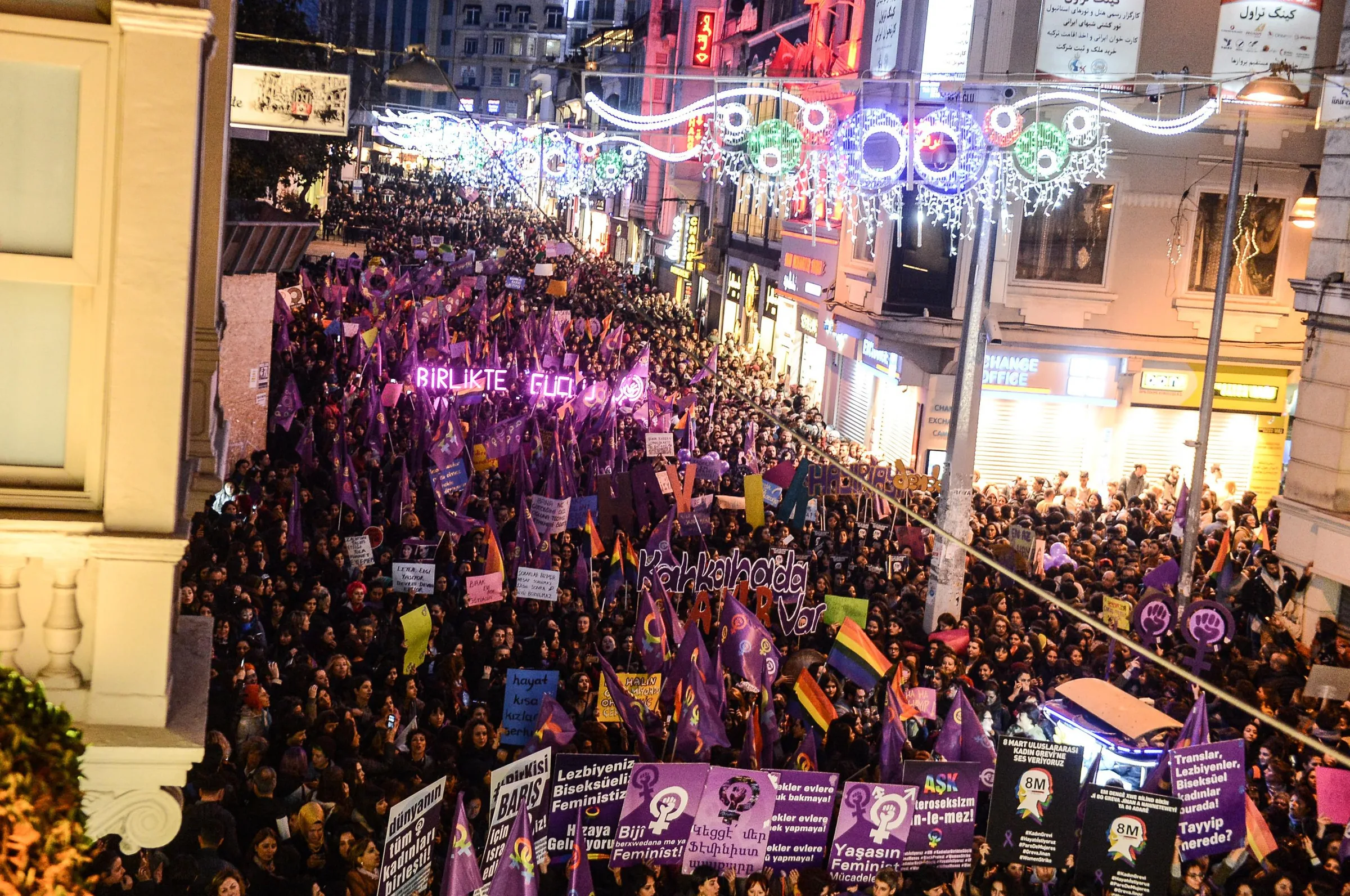 8 Mart Feminist Gece Yürüyüşü / 2017 / Foto: Mariano Guistino