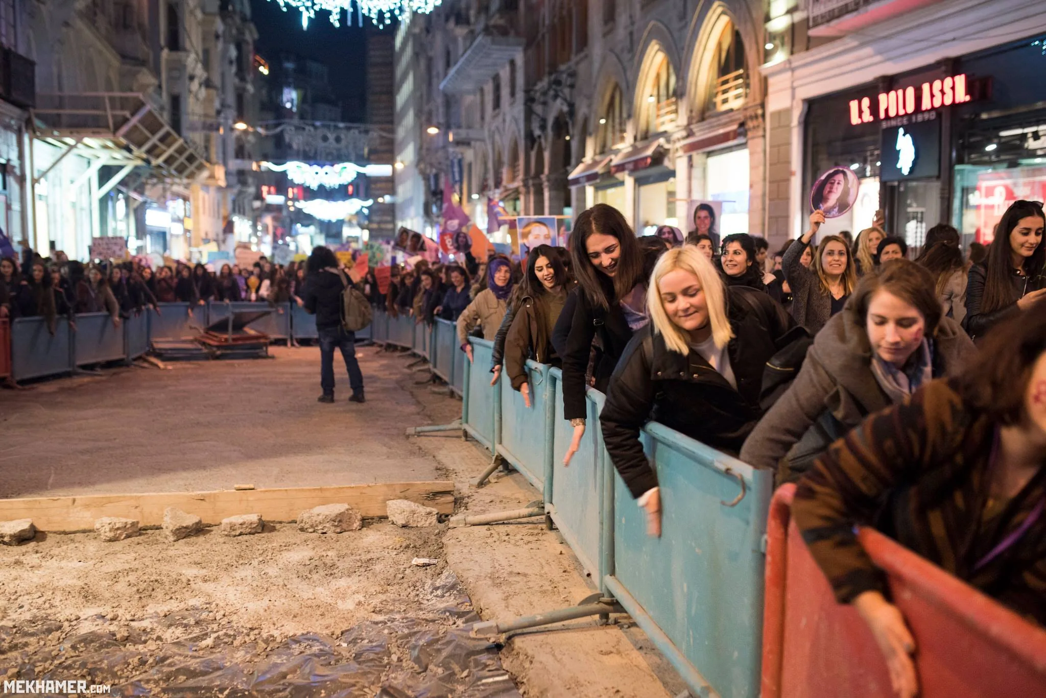 8 Mart Feminist Gece Yürüyüşü / 2017 / Foto: Mohammed Mekhamer