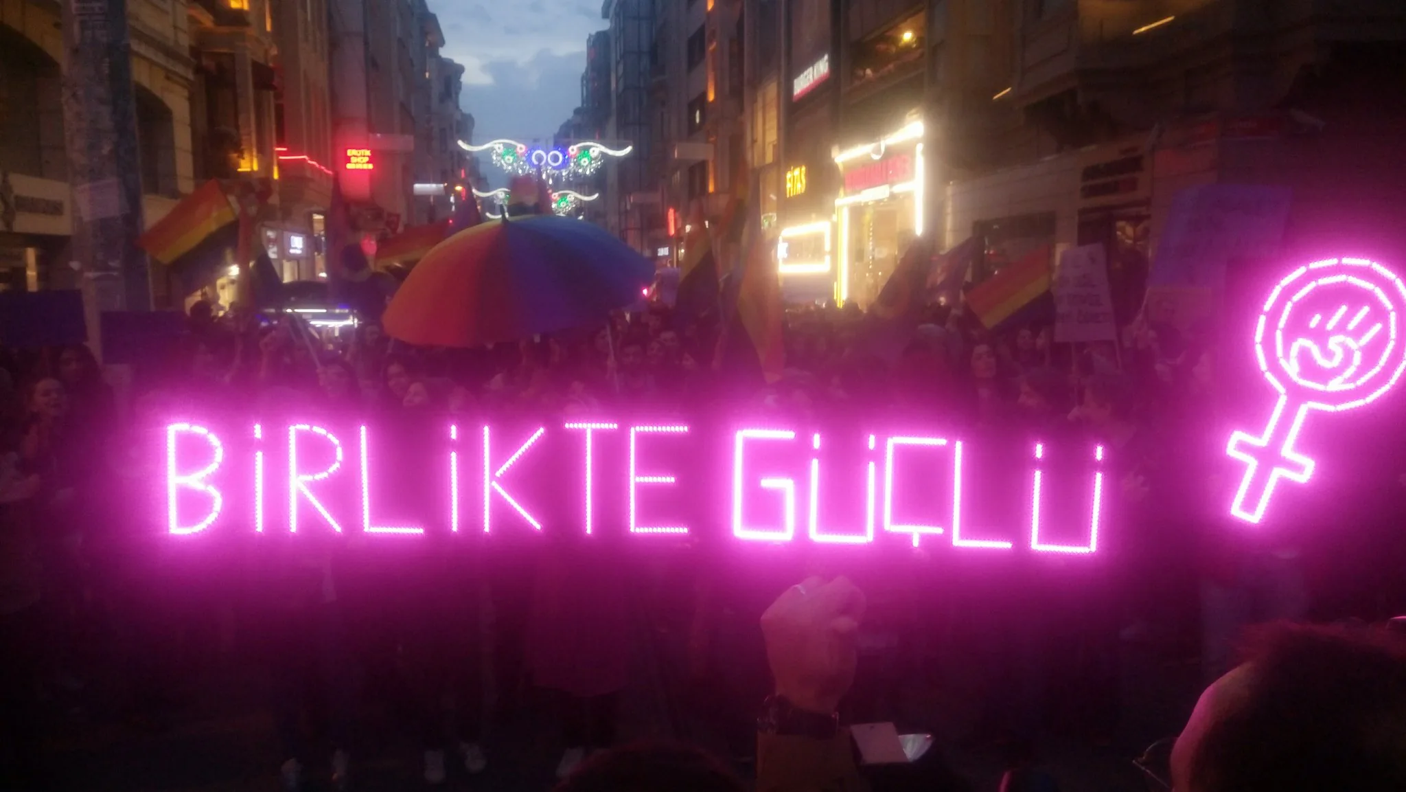 8 Mart Feminist Gece Yürüyüşü / 2017 / Foto: Nick Ashdown