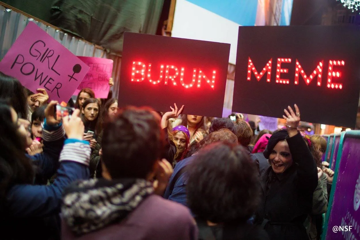 8 Mart Feminist Gece Yürüyüşü / 2017 / Foto: Nazım Serhat Fırat