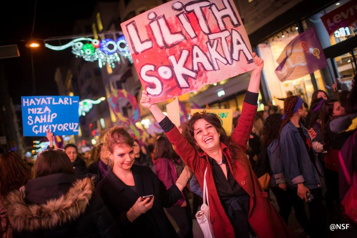 8 Mart Feminist Gece Yürüyüşü / 2017 / Foto: Nazım Serhat Fırat