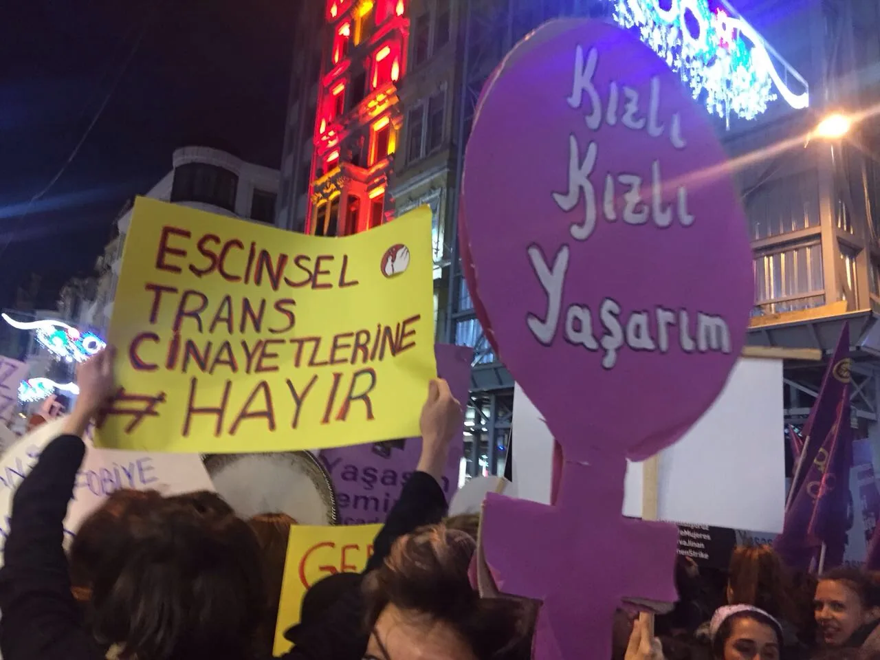 8 Mart Feminist Gece Yürüyüşü / 2017 / Foto: Bilinmiyor