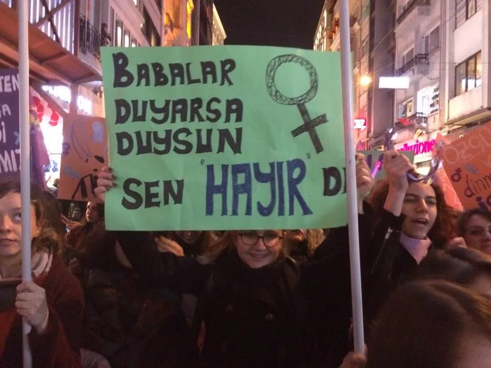8 Mart Feminist Gece Yürüyüşü / 2017 / Foto: Bilinmiyor