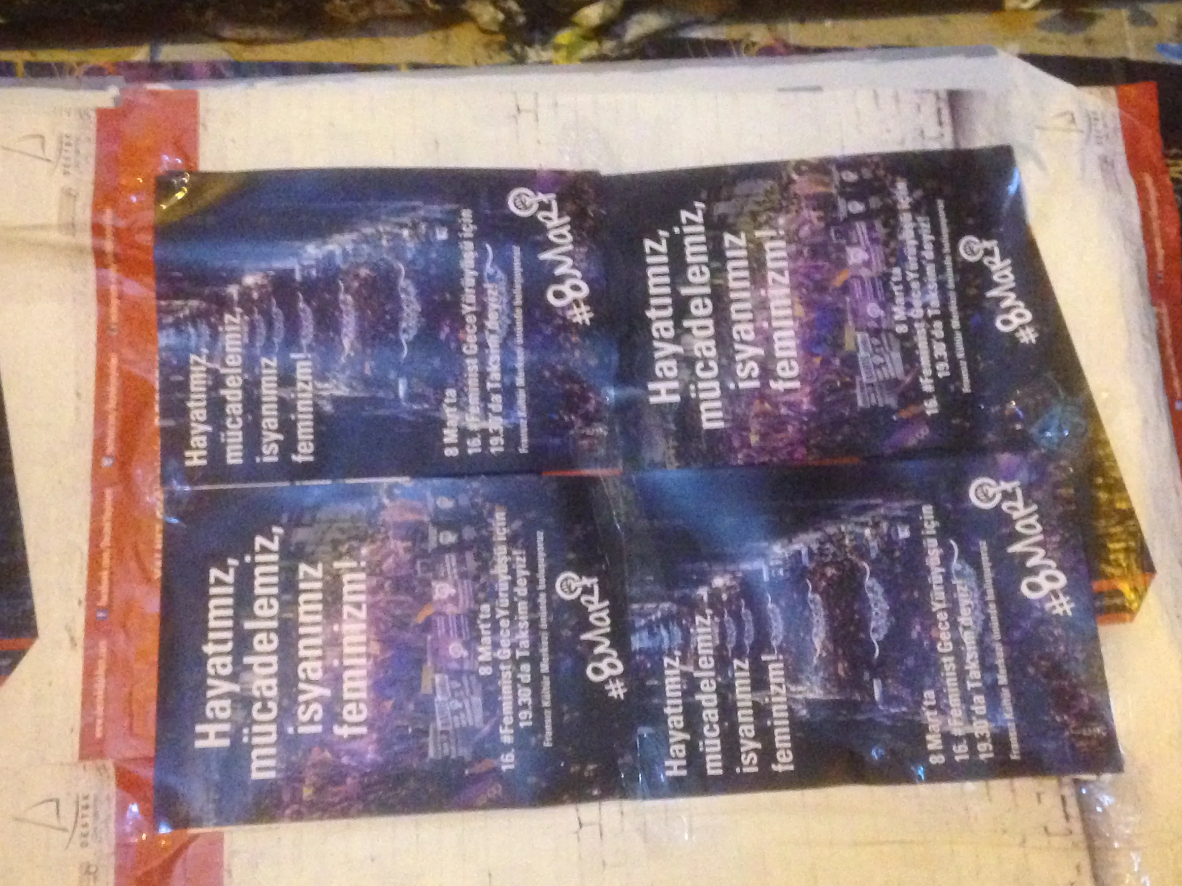 8 Mart Feminist Gece Yürüyüşü / 2018 / afişleme