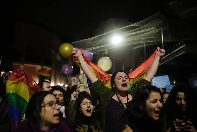 8 Mart Feminist Gece Yürüyüşü / 2018 / Foto: Serra Akcan