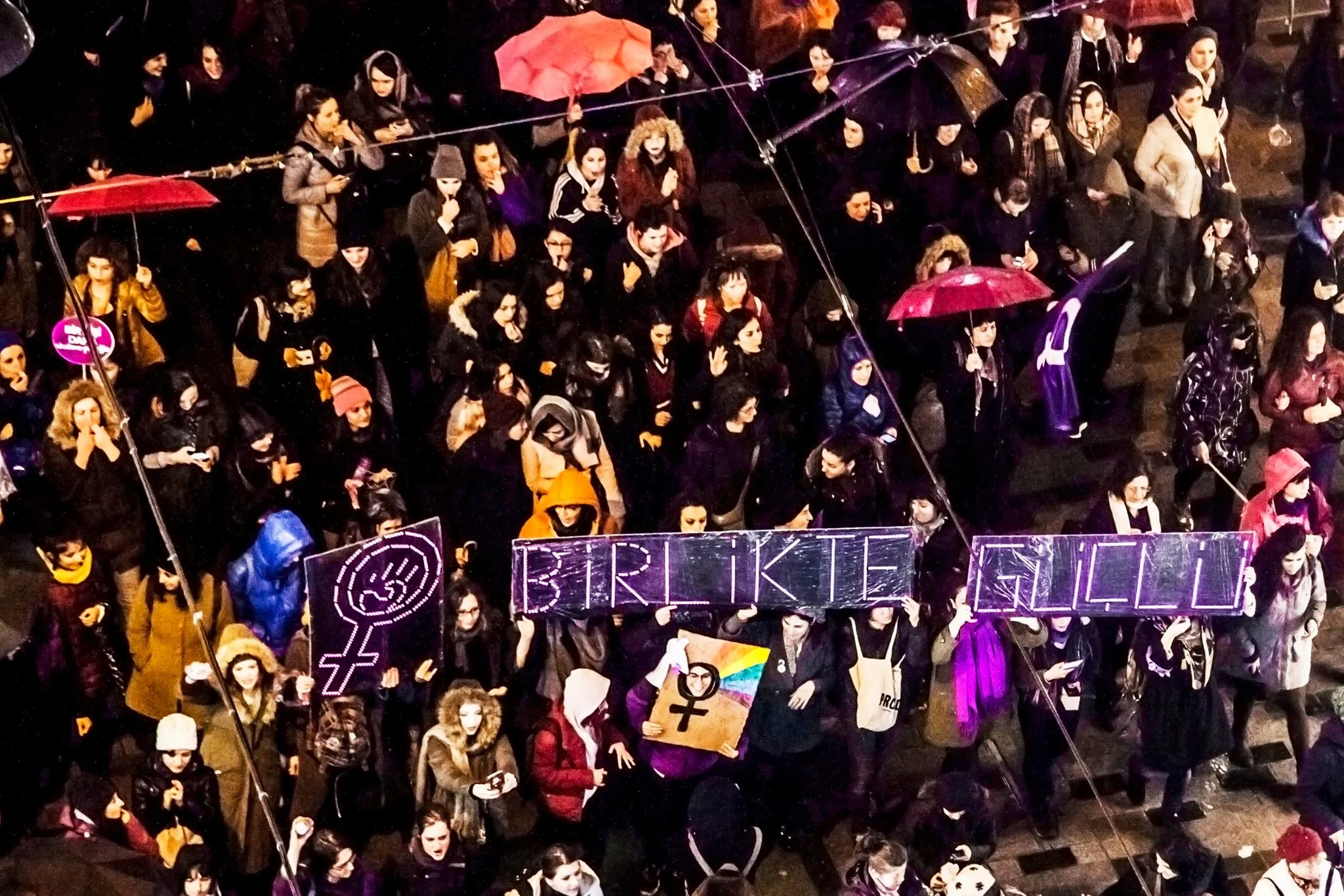 8 Mart Feminist Gece Yürüyüşü / 2018 / Foto: Deniz Derya Pekkıyıcı
