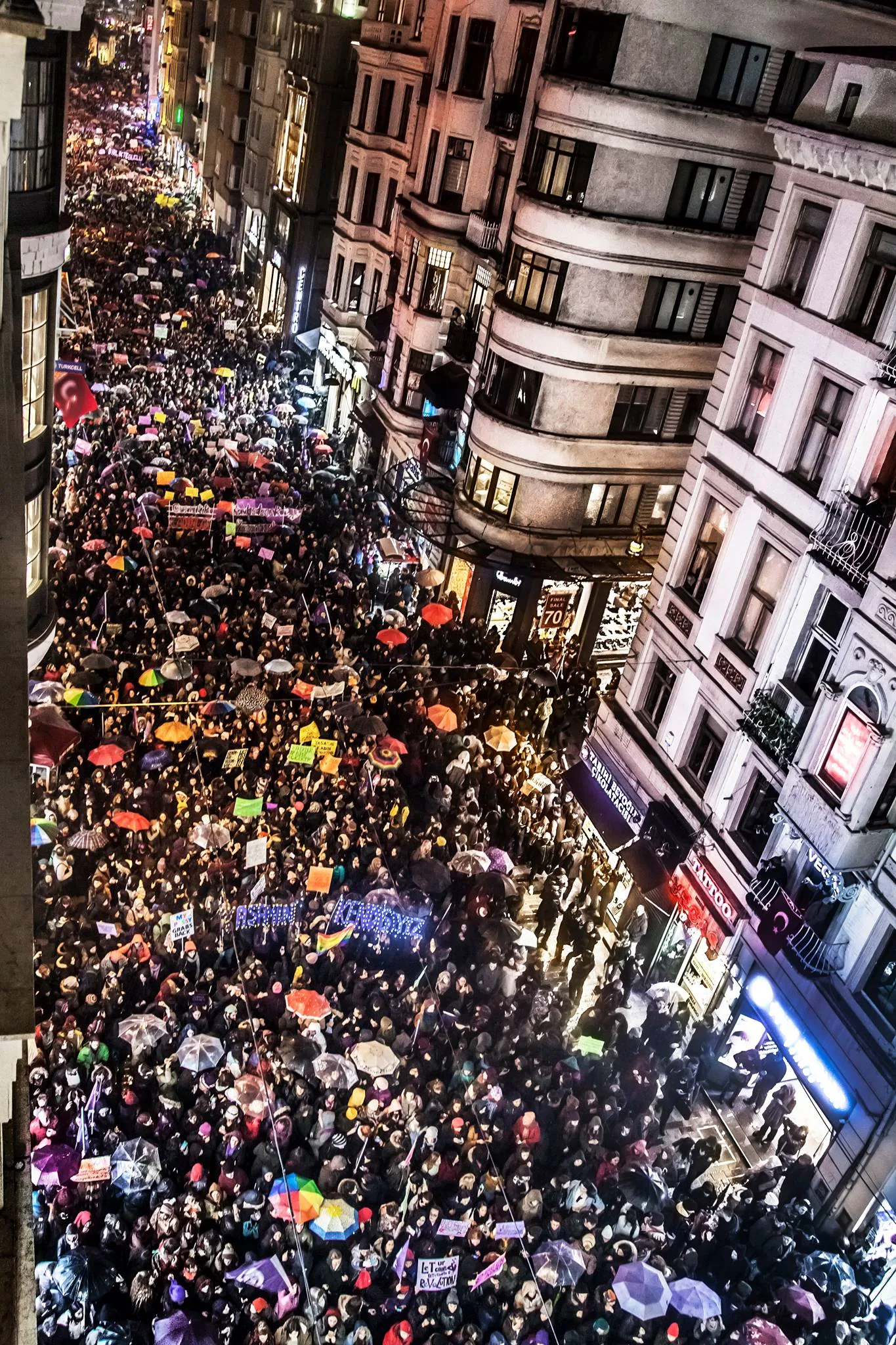 8 Mart Feminist Gece Yürüyüşü / 2018 / Foto: Deniz Derya Pekkıyıcı