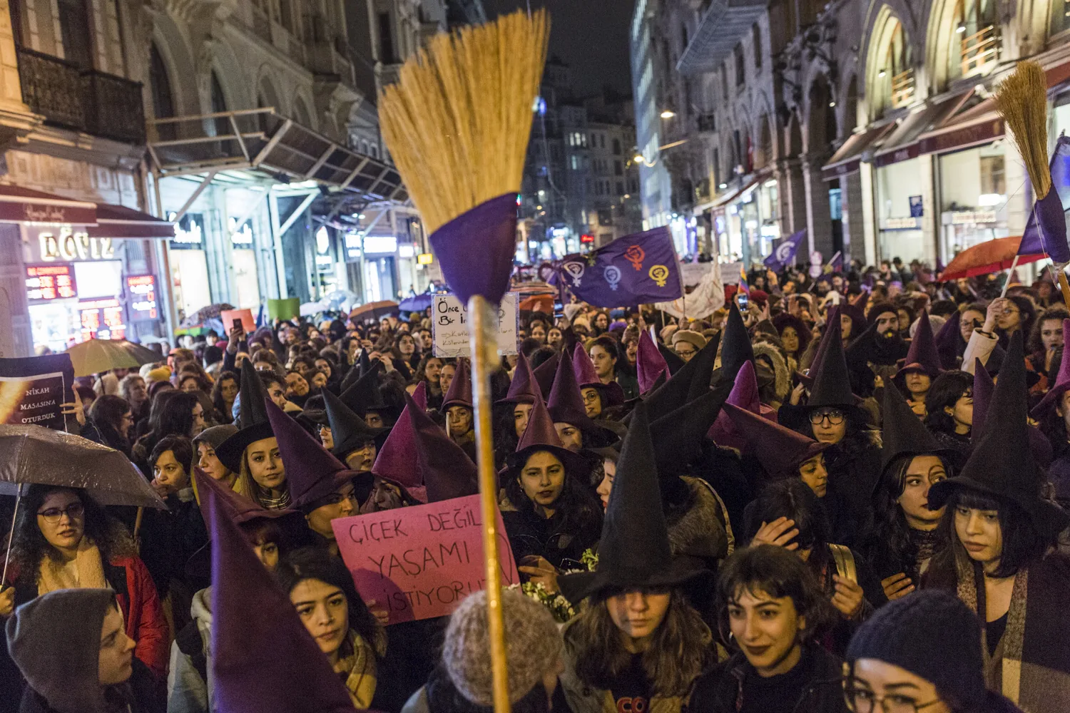 8 Mart Feminist Gece Yürüyüşü / 2018 / Foto: Şener Yılmaz Aslan