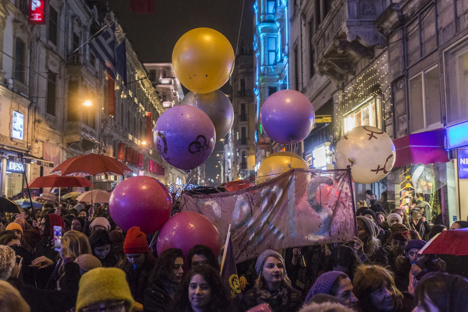 8 Mart Feminist Gece Yürüyüşü / 2018 / Foto: Şener Yılmaz Aslan