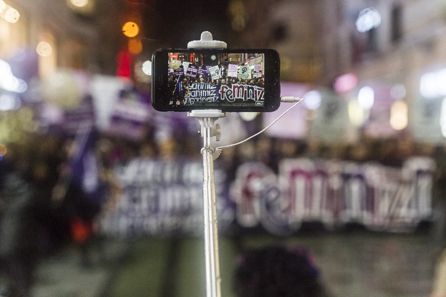 8 Mart Feminist Gece Yürüyüşü / 2018 / Foto: Şener Yılmaz Aslan