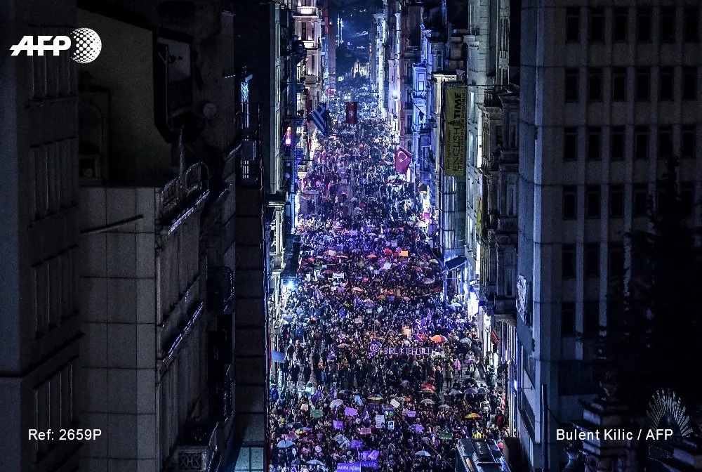 8 Mart Feminist Gece Yürüyüşü / 2018 / Foto: Bülent Kılıç