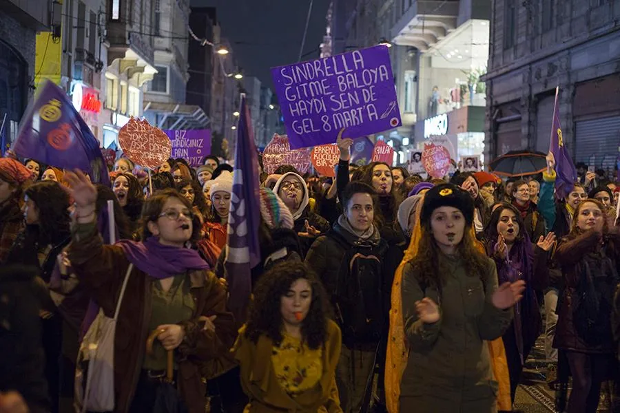 8 Mart Feminist Gece Yürüyüşü / 2018 / Foto: Bilinmiyor