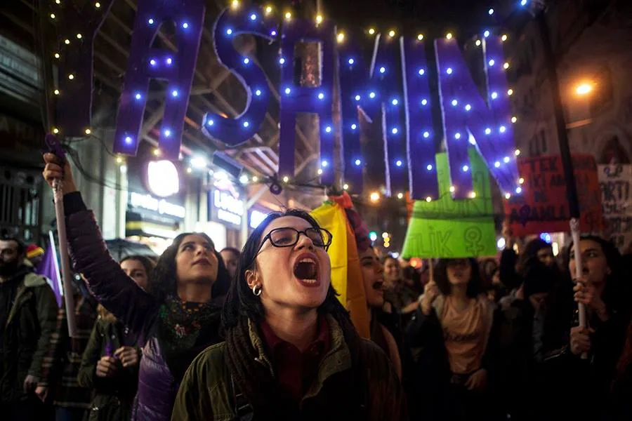 8 Mart Feminist Gece Yürüyüşü / 2018 / Foto: Bilinmiyor