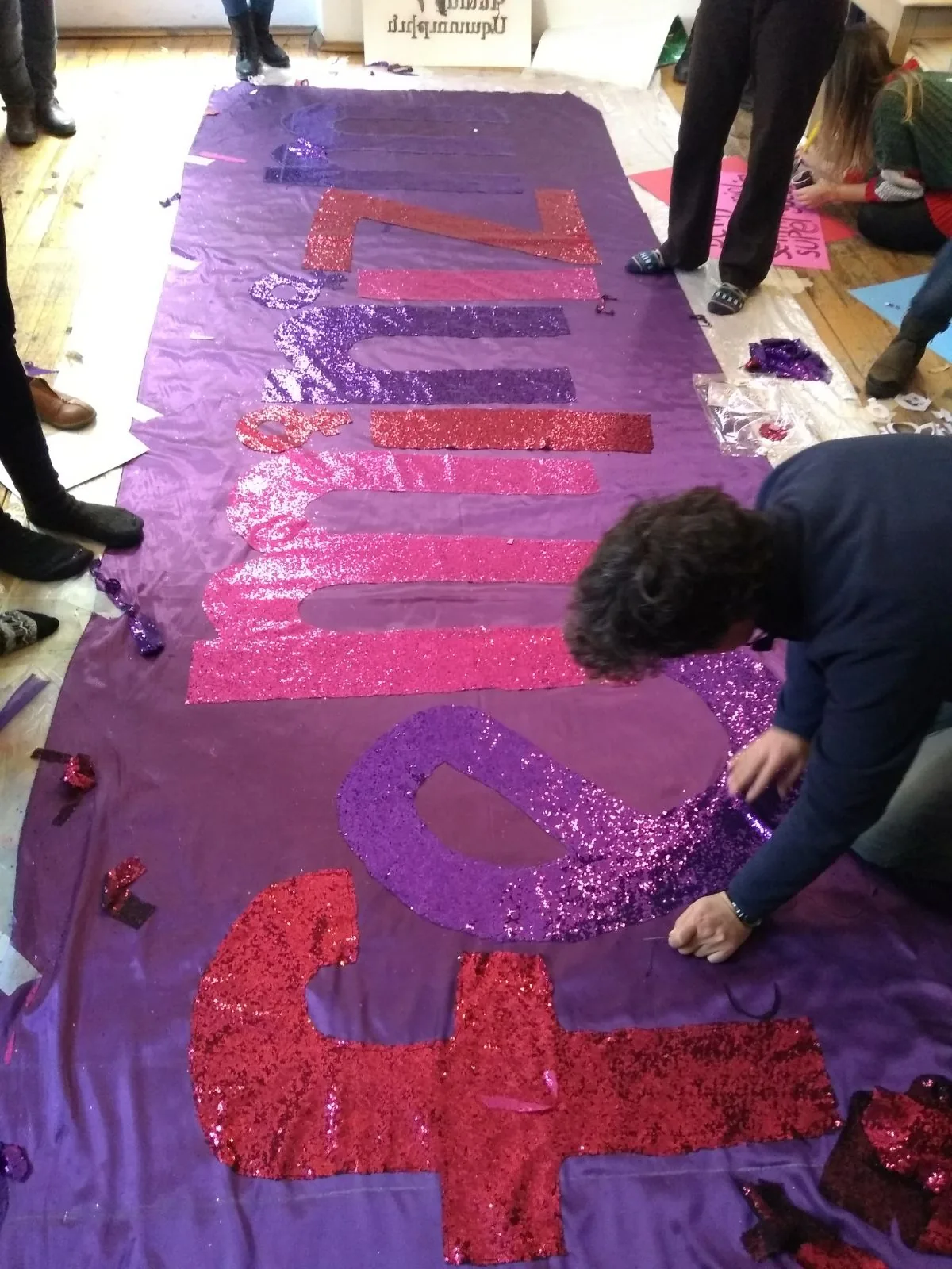 8 Mart Feminist Gece Yürüyüşü / 2018 / Hazırlık