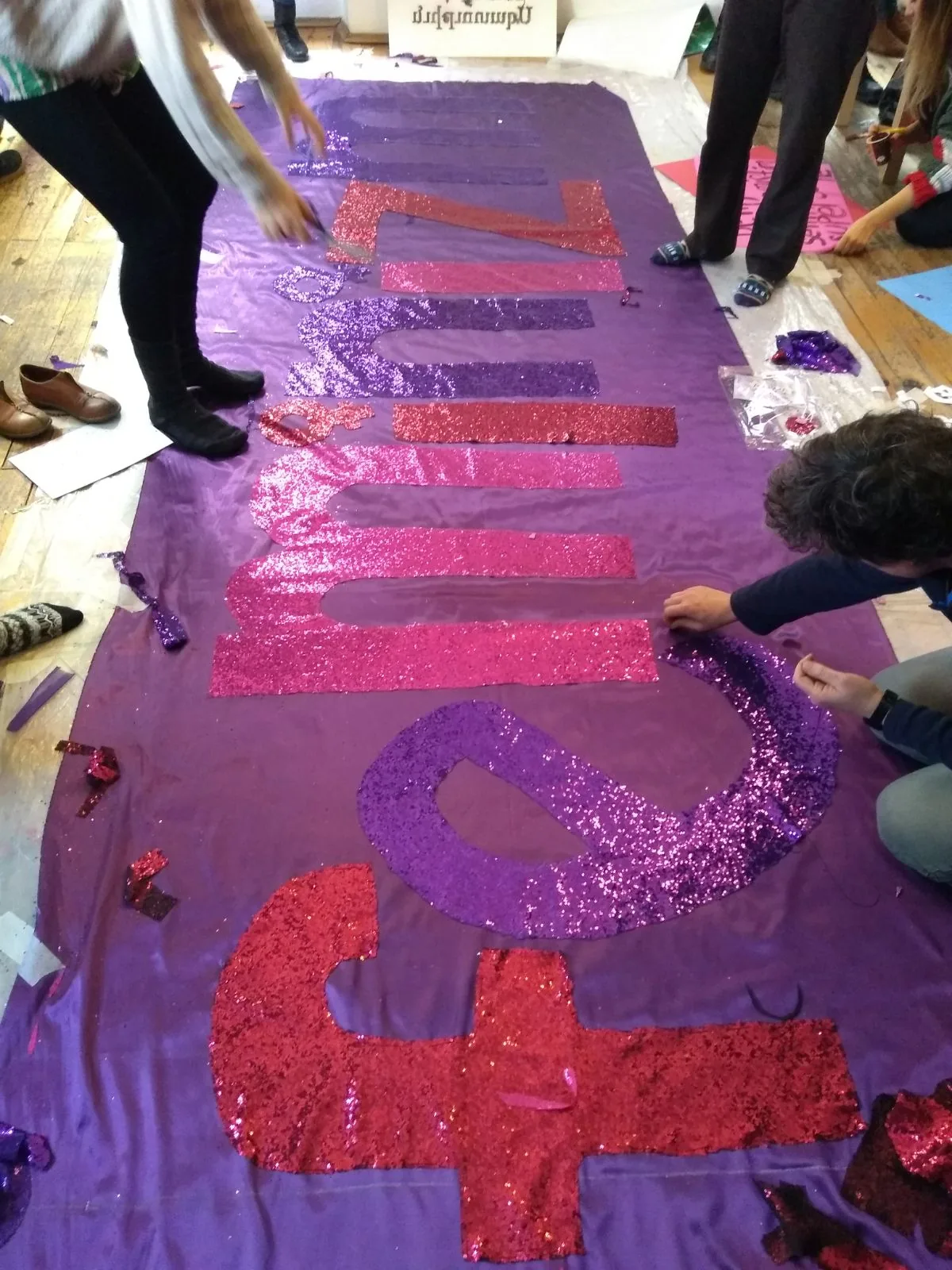 8 Mart Feminist Gece Yürüyüşü / 2018 / Hazırlık
