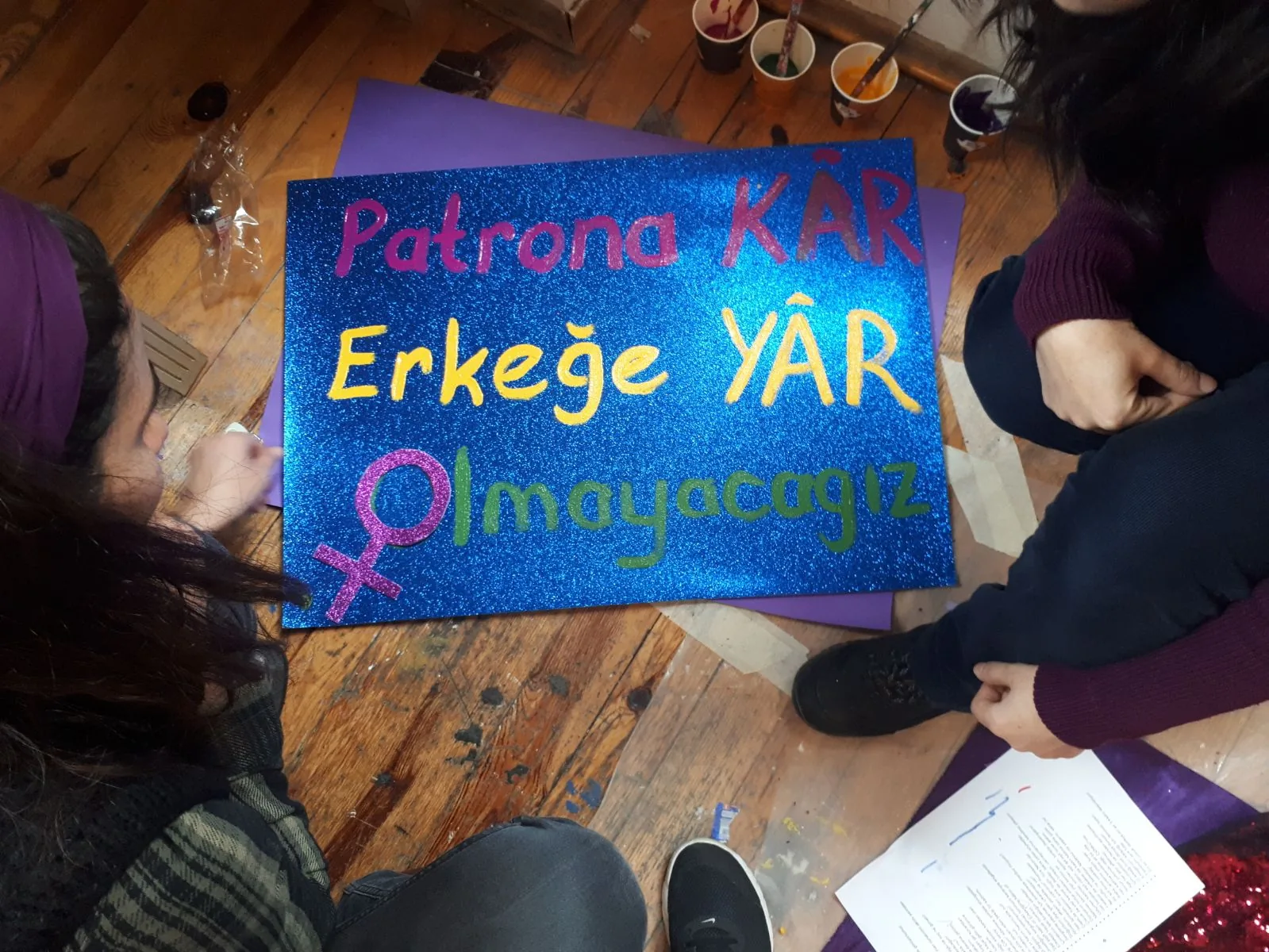 8 Mart Feminist Gece Yürüyüşü / 2018 / Hazırlık