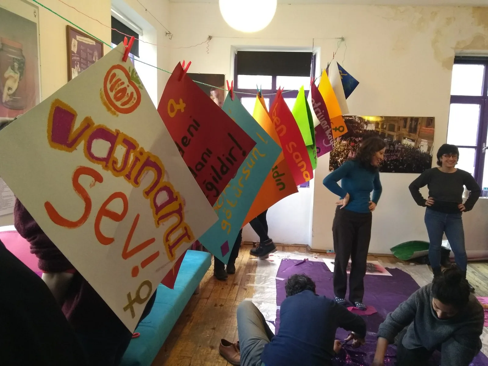 8 Mart Feminist Gece Yürüyüşü / 2018 / Hazırlık