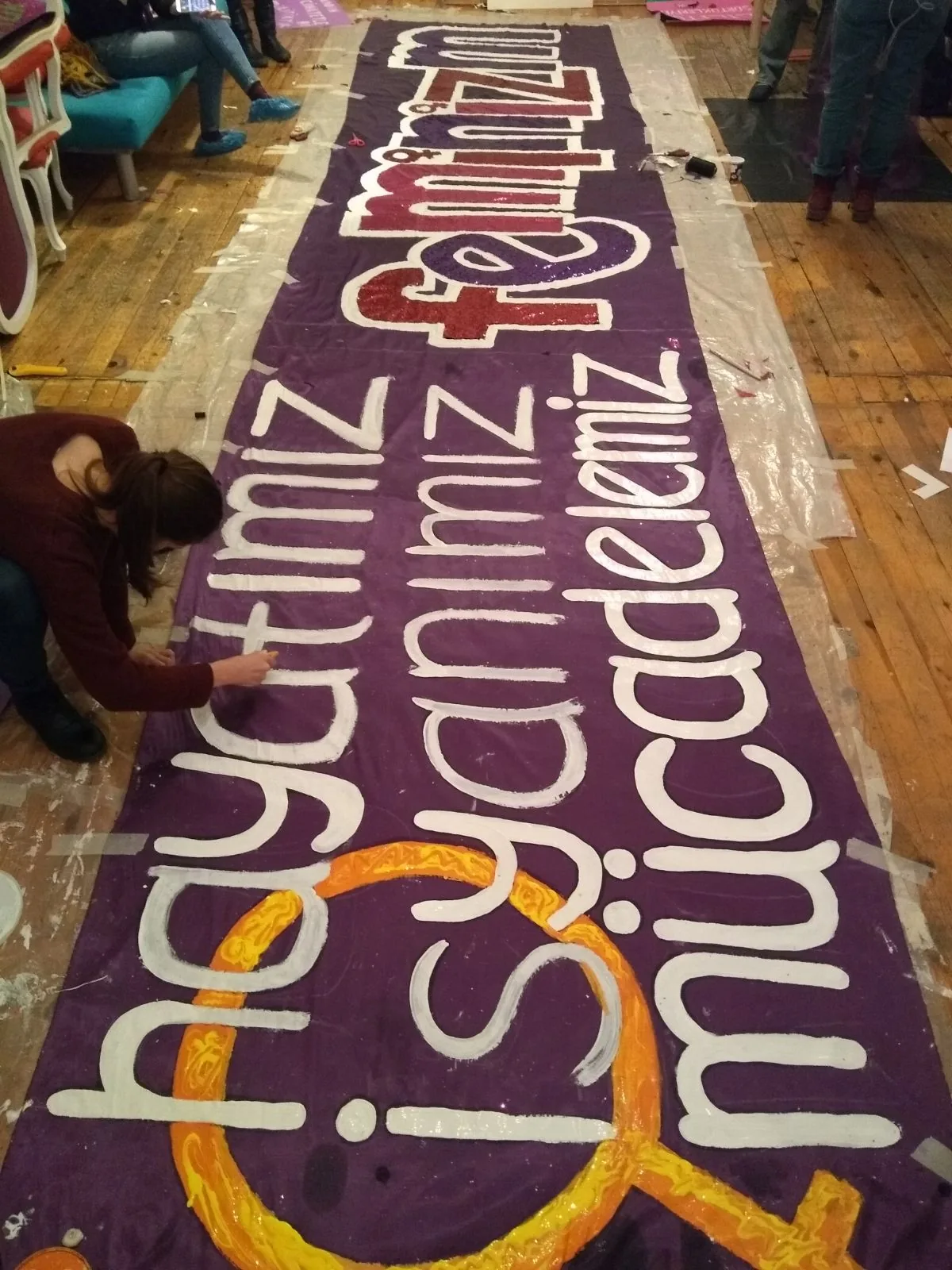 8 Mart Feminist Gece Yürüyüşü / 2018 / Hazırlık