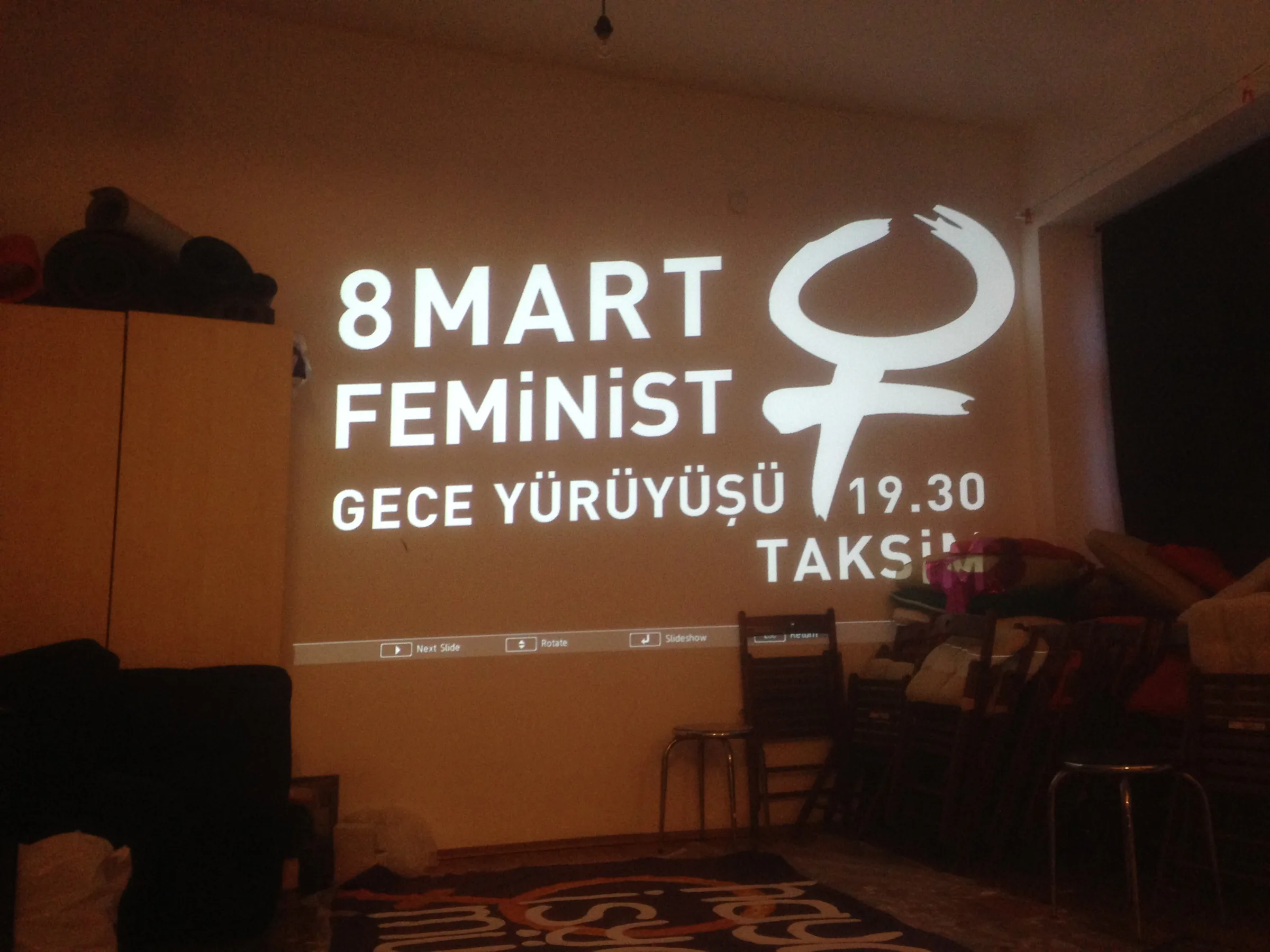 8 Mart Feminist Gece Yürüyüşü / 2018 / Hazırlık