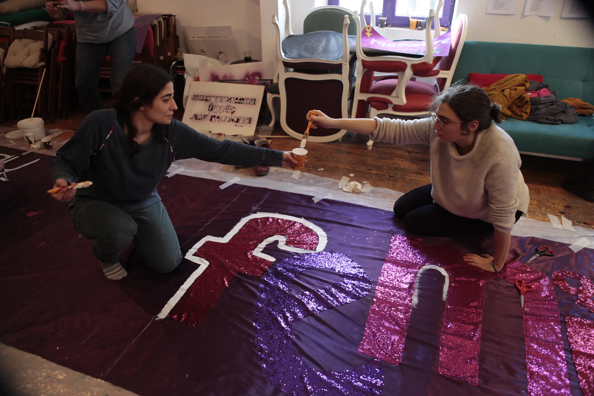 8 Mart Feminist Gece Yürüyüşü / 2018 / Hazırlık