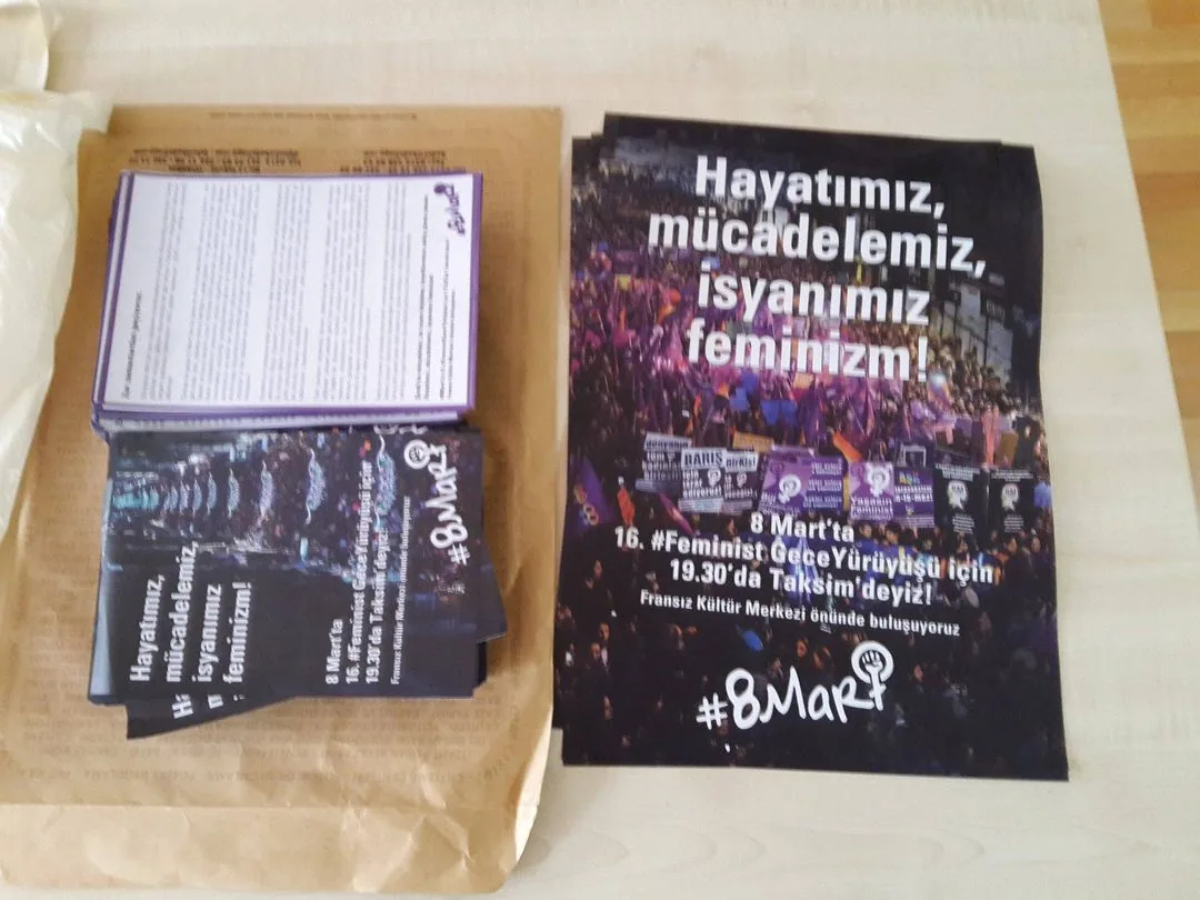 8 Mart Feminist Gece Yürüyüşü / 2018 / Hazırlık