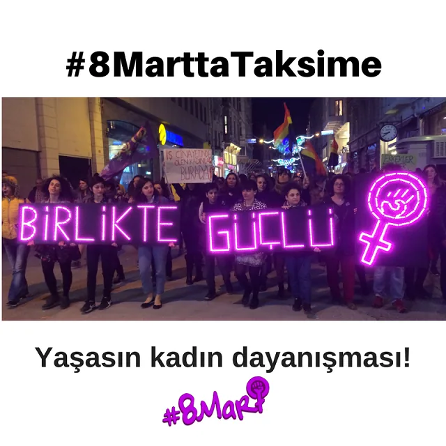 8 Mart Feminist Gece Yürüyüşü / 2018 / Sosyal medya eylemi