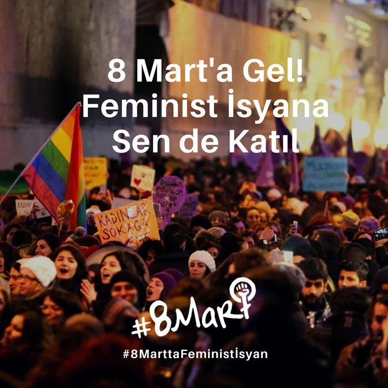 8 Mart Feminist Gece Yürüyüşü / 2018 / Sosyal medya eylemi