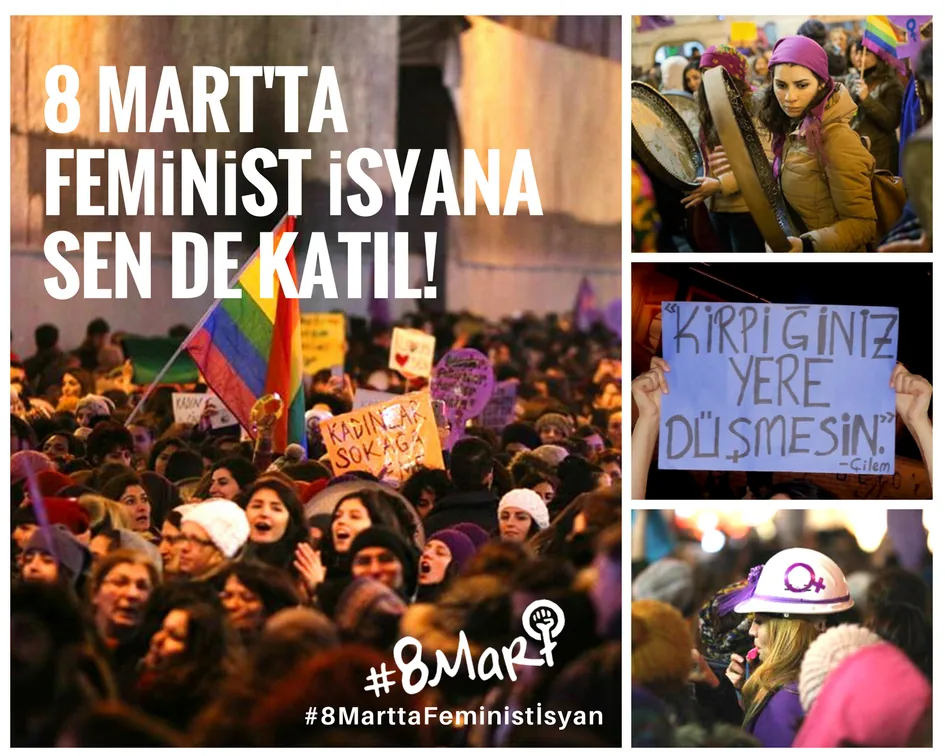 8 Mart Feminist Gece Yürüyüşü / 2018 / Sosyal medya eylemi