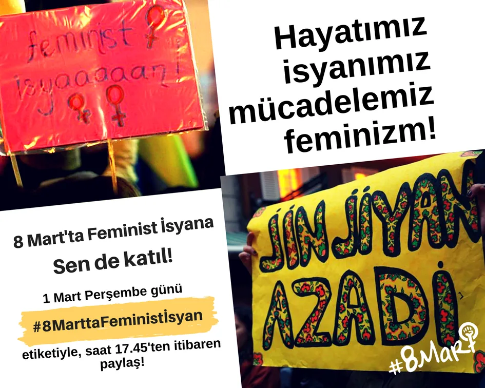 8 Mart Feminist Gece Yürüyüşü / 2018 / Sosyal medya eylemi
