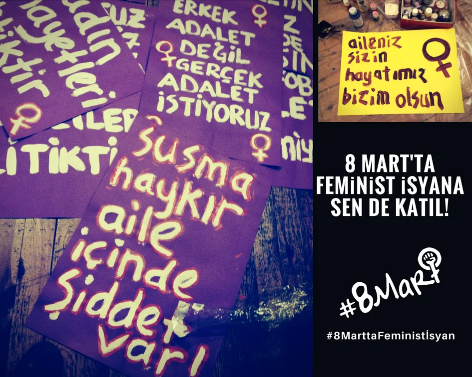 8 Mart Feminist Gece Yürüyüşü / 2018 / Sosyal medya eylemi