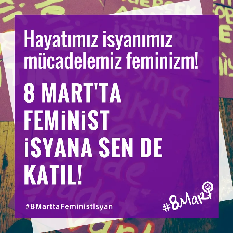 8 Mart Feminist Gece Yürüyüşü / 2018 / Sosyal medya eylemi