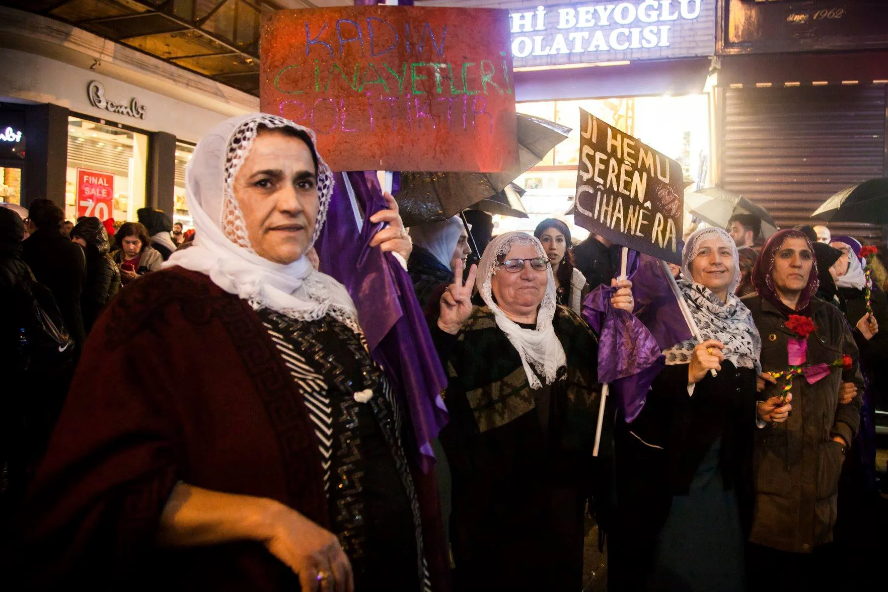 8 Mart Feminist Gece Yürüyüşü / 2018 / Foto: Deniz Derya Pekkıyıcı