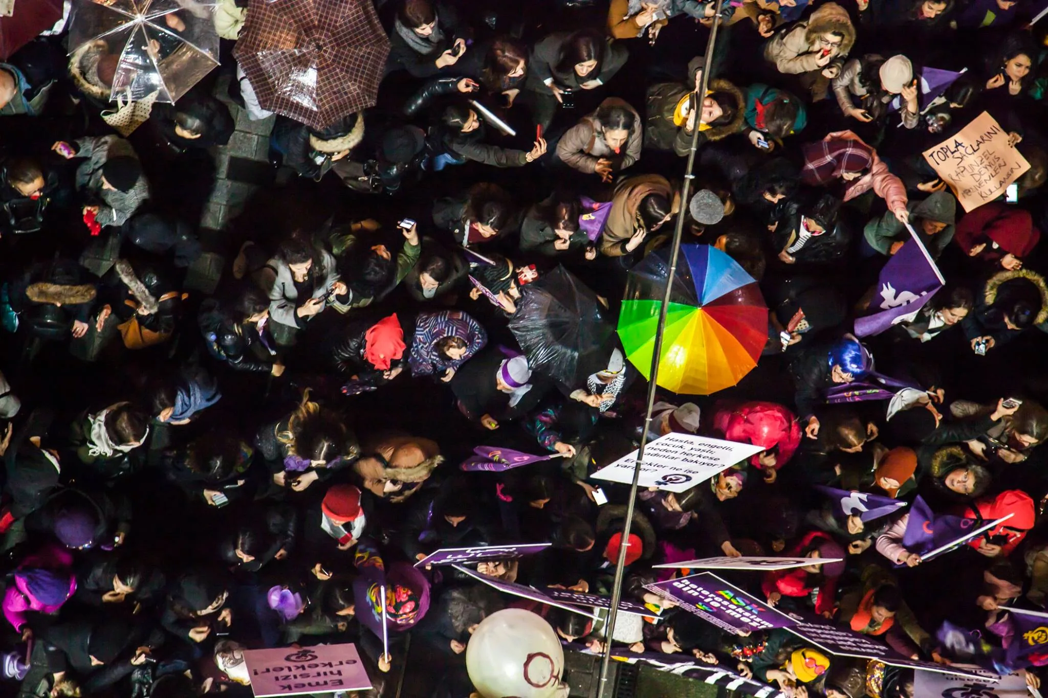 8 Mart Feminist Gece Yürüyüşü / 2018 / Foto: Deniz Derya Pekkıyıcı