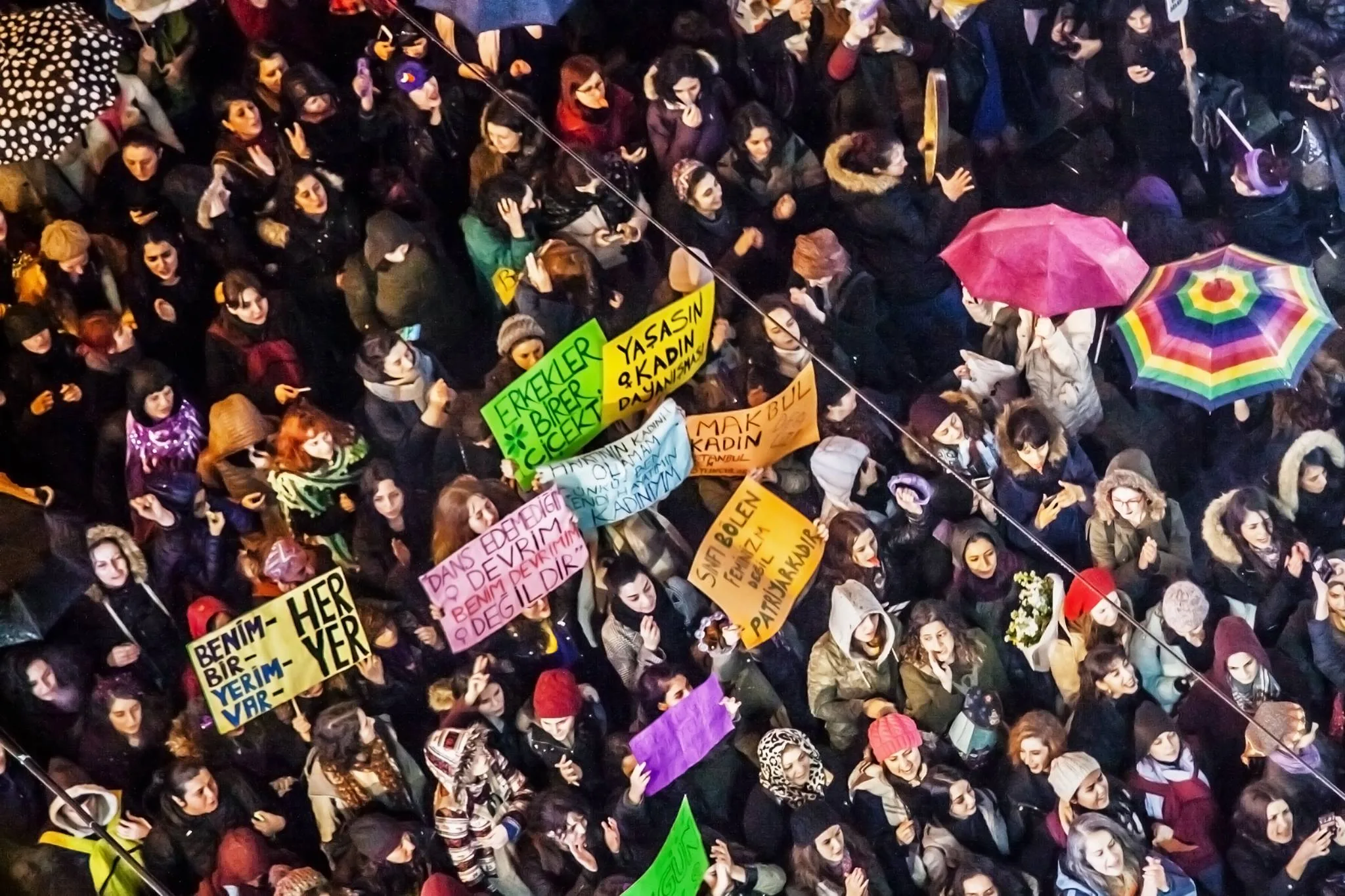 8 Mart Feminist Gece Yürüyüşü / 2018 / Foto: Deniz Derya Pekkıyıcı