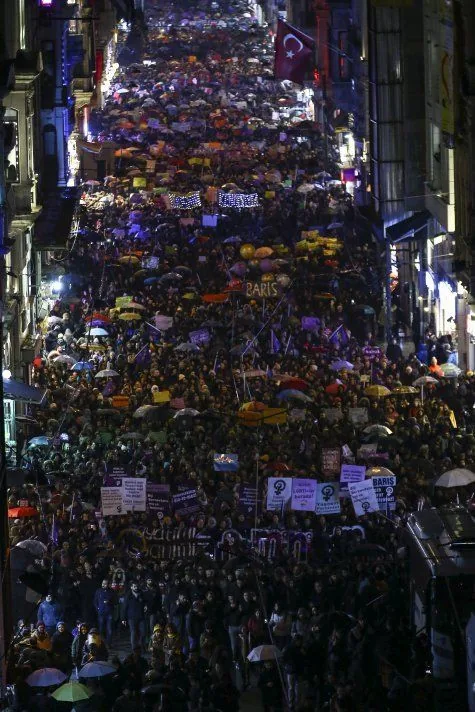 8 Mart Feminist Gece Yürüyüşü / 2018 / Foto: Hüseyin Aldemir