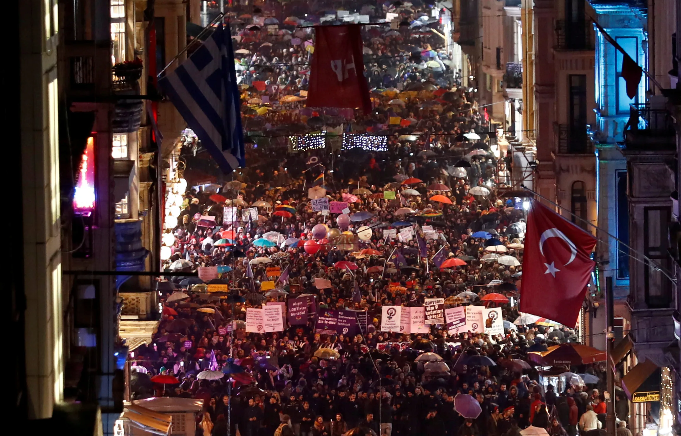 8 Mart Feminist Gece Yürüyüşü / 2018 / Foto: Murad Sezer
