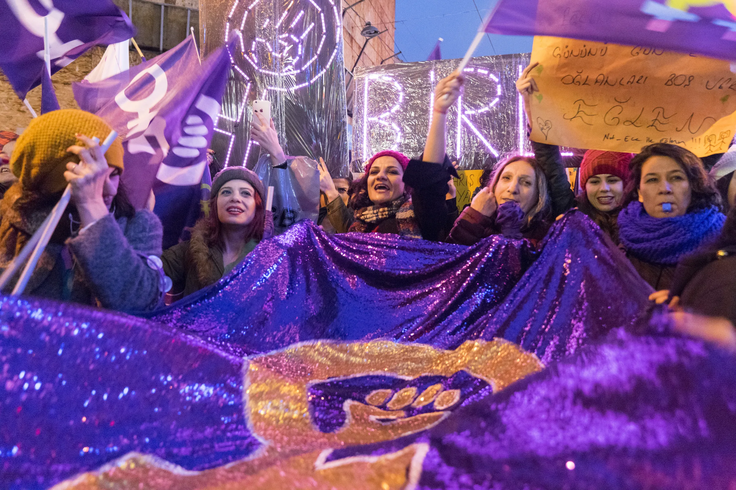 8 Mart Feminist Gece Yürüyüşü / 2018 / Foto: Murat Baykara