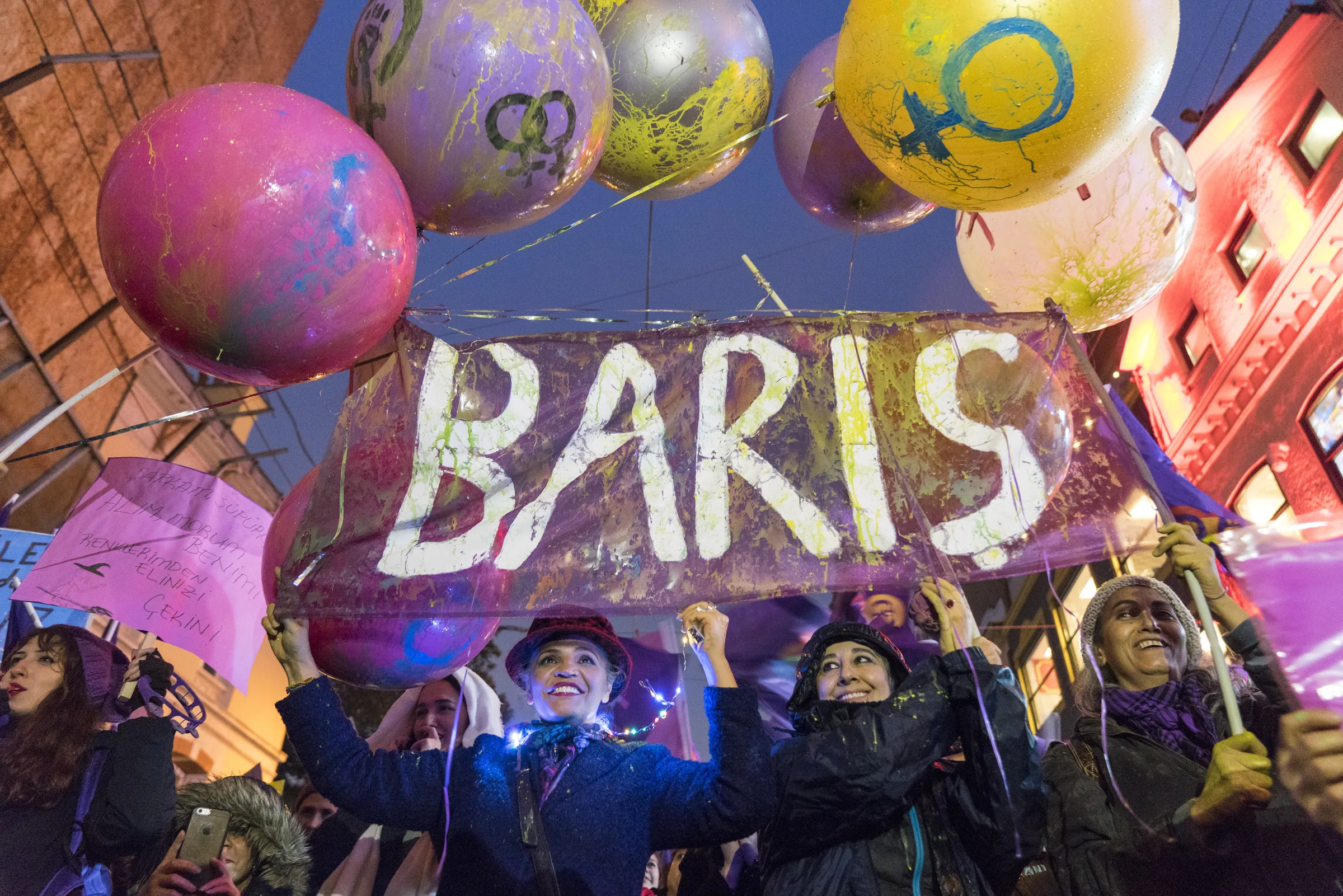 8 Mart Feminist Gece Yürüyüşü / 2018 / Foto: Murat Baykara
