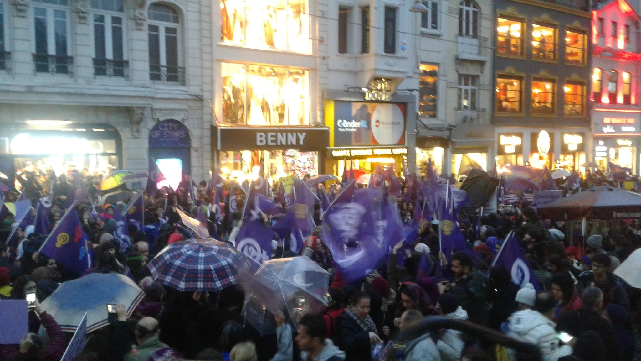 8 Mart Feminist Gece Yürüyüşü / 2018 / Foto: Murat Baykara
